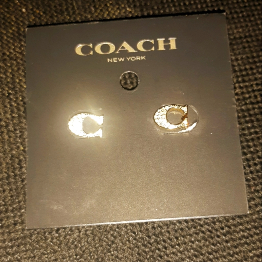 Coach earrings